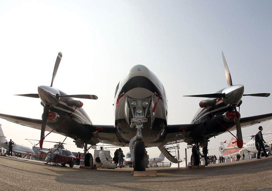 Asian business aviation show opens in Shanghai