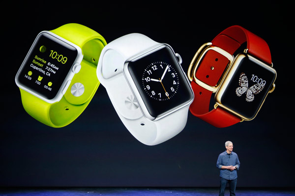 Apple unveils the Watch, larger iPhones at star-studded event