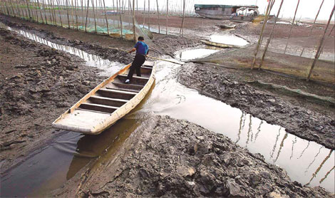 Worst drought in 50 years along Yangtze