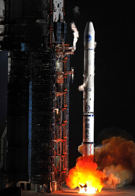 China launches 10th global navigation satellite