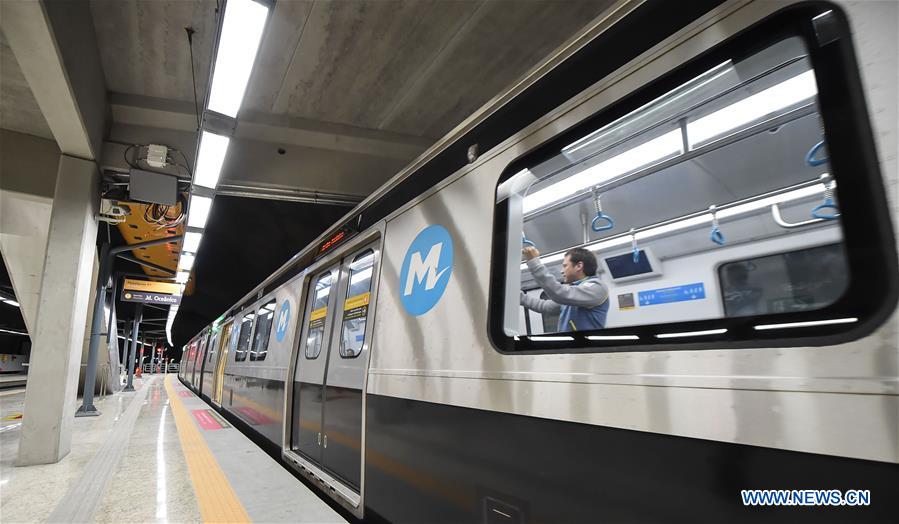 Rio's key Olympic transport metro line uses China-made trains