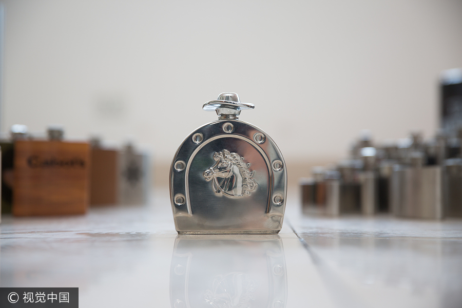 Young man making small flasks a big business