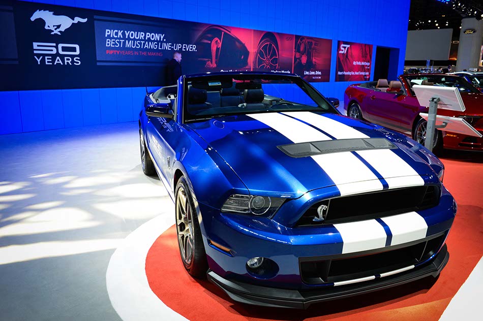 Ford Mustangs rage at New York auto show