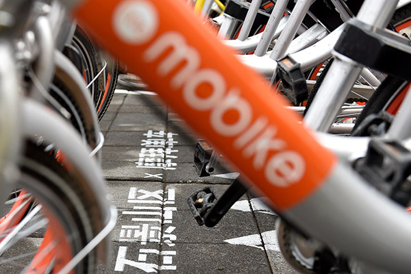 Mobike expands bike-sharing service to Singapore