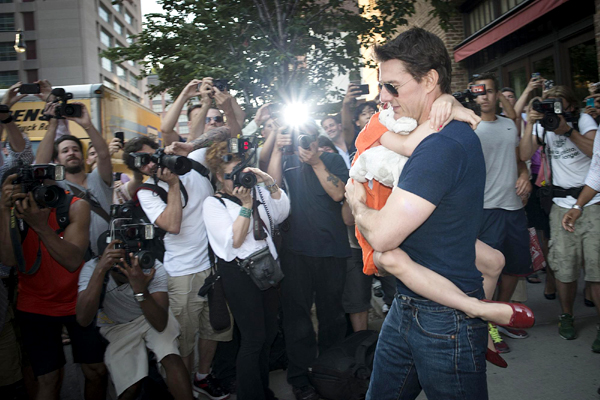 Tom Cruise and Suri reunite in New York