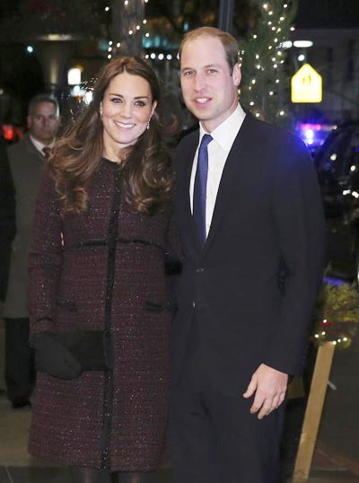 Pregnant Duchess visits New York