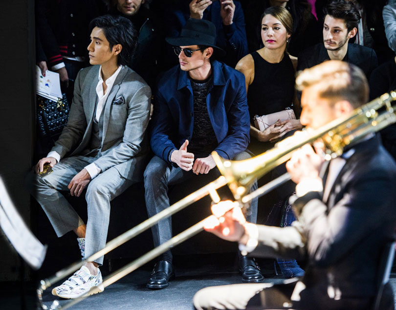 Chen Kun, Song Seung-heon at Paris Fashion Week