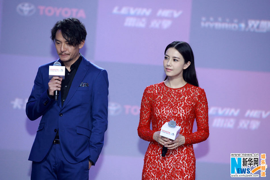 Gao Yuanyuan attends auto show in Shanghai