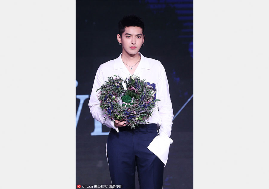 Kris Wu promotes 'Sweet Sixteen' in Beijing