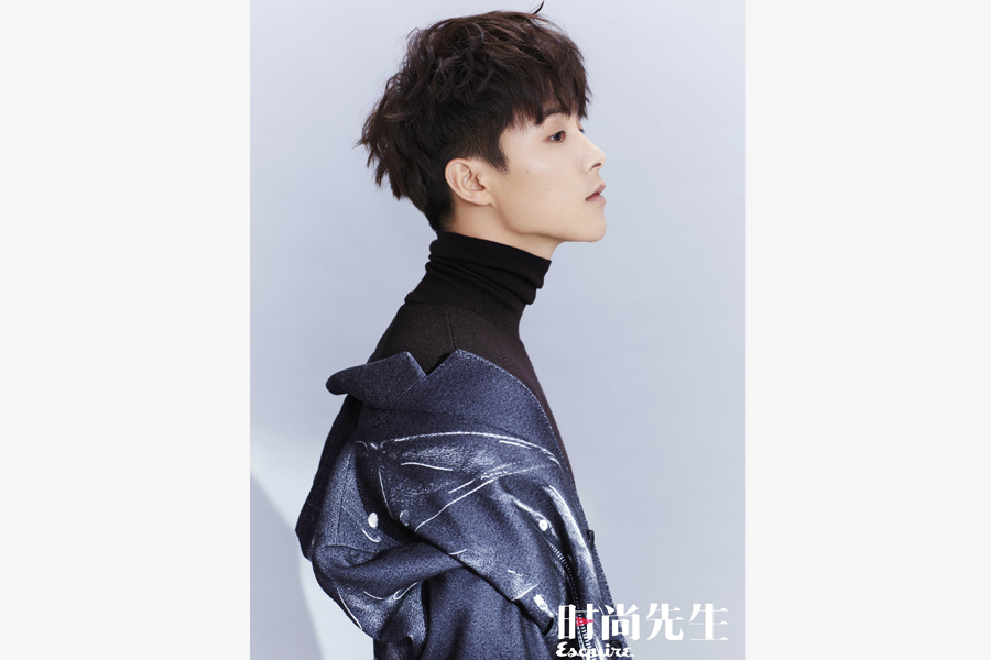 Actor Ma Tianyu poses photos for 'Esquire' magazine