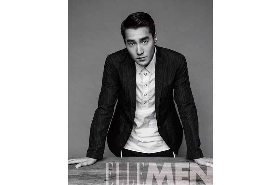 Actor Mark Chao poses for fashion magazine