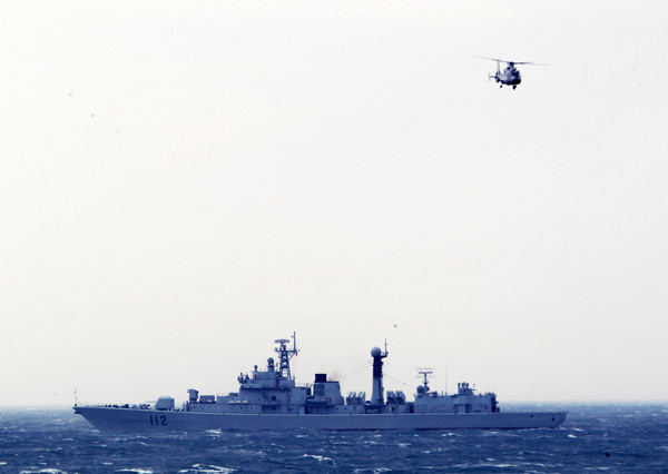 China, Russia hold naval drill