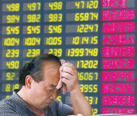 China stocks dive amid US woes