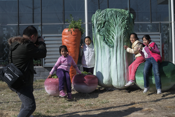 Beijing agricultural show blossoms into life