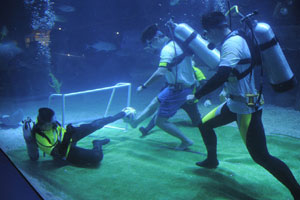 Underwater rescue drill held in Sichuan