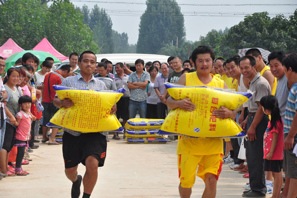 Bags of fun at village games