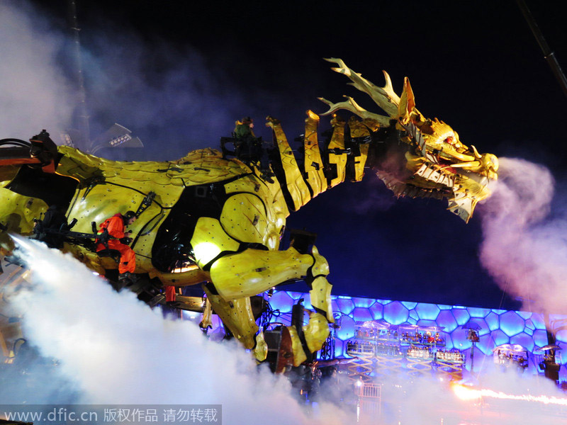 Riding a French dragon in Beijing