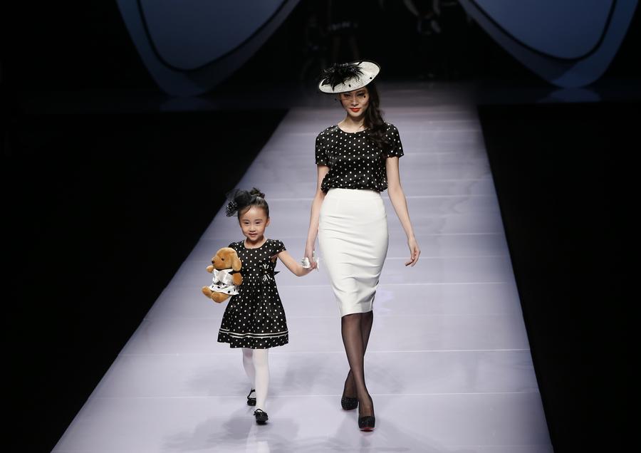 Children hit the catwalk at China Fashion Week