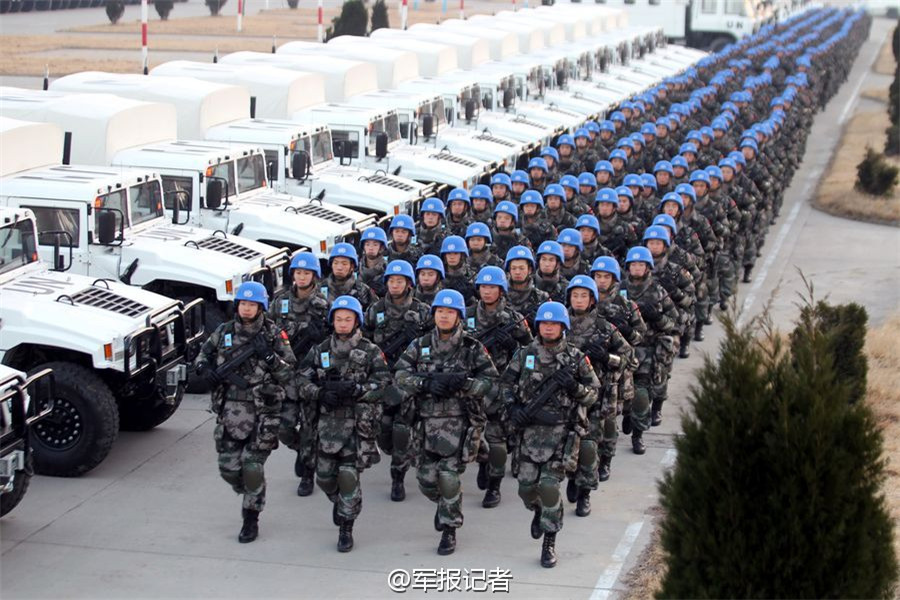 China to send first infantry battalion for UN peacekeeping