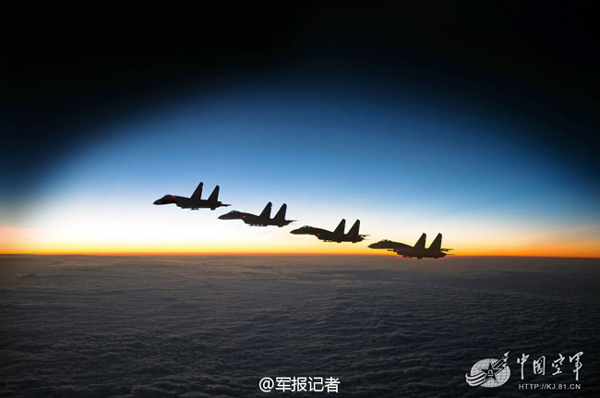 Top Gun: PLA's jet fighters in action