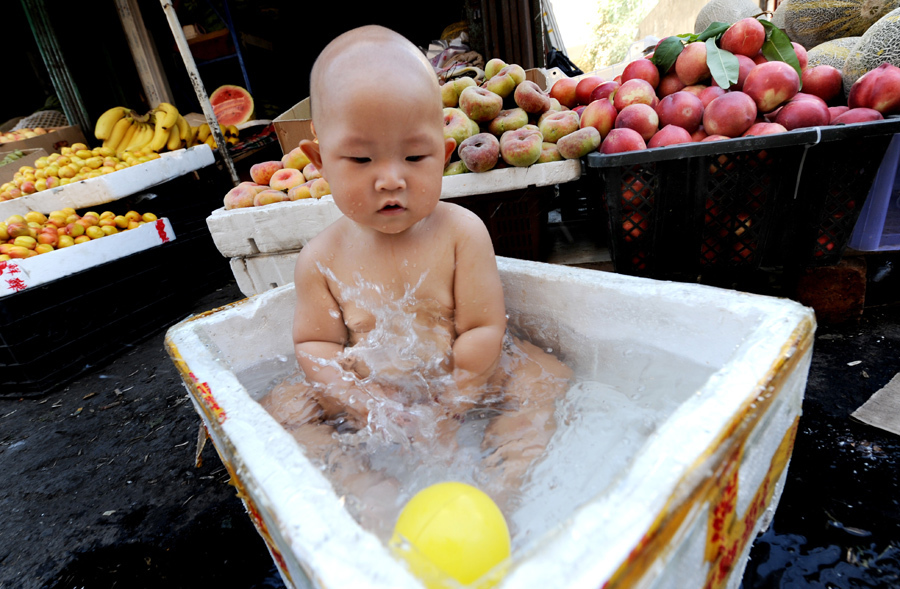 Heat wave scorches Xinjiang