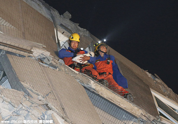 Six children among 23 killed in Taiwan earthquake