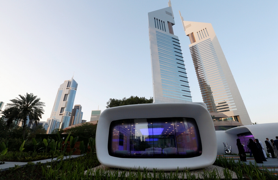 China-made world's first functional 3D printed building opens in Dubai