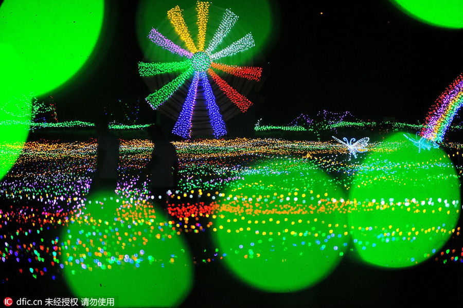 Millions of LED lights to create a dreamy world