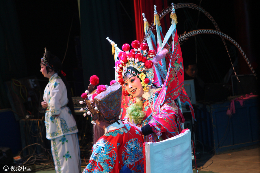 Opera performer who takes her shows to villages