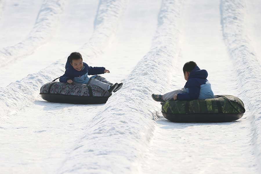 It's snow carnival time in Beijing