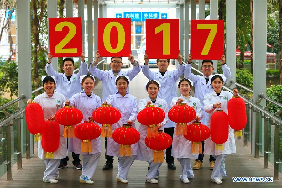 People greet upcoming new year across China