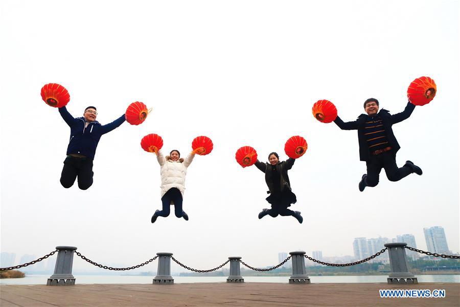 People greet upcoming new year across China