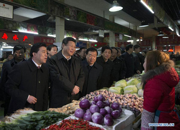 Xi's visits before Spring Festival