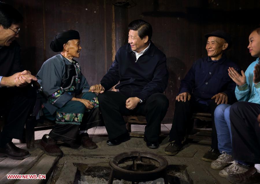 What Xi has said on battle against poverty