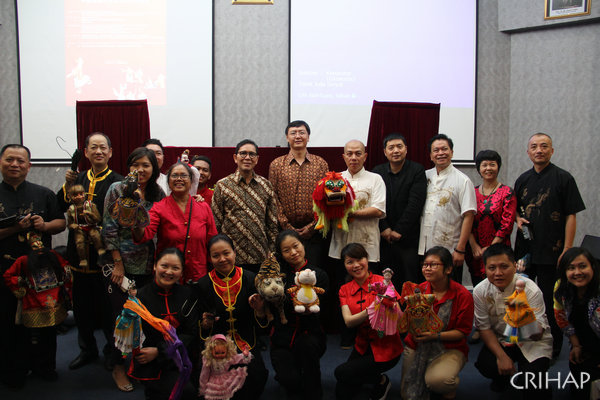 Cultural exchange activity of Fujian puppet show held in Indonesia