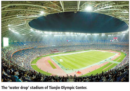 Pre-match soccer enthusiasm warming in Tianjin