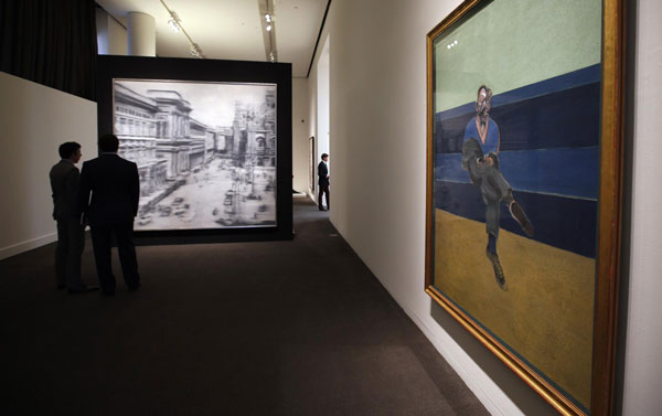 Francis Bacon artwork sets auction record in US