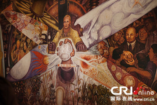 Mexican muralist makes China debut