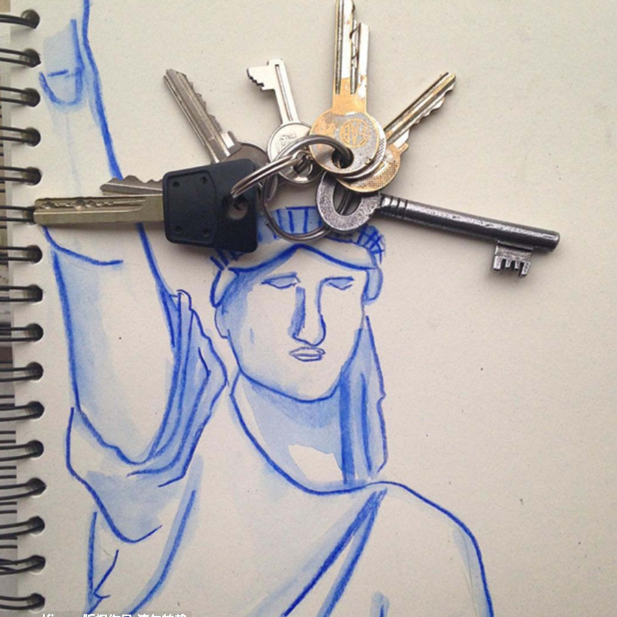 Creative 'smart art' made from daily objects