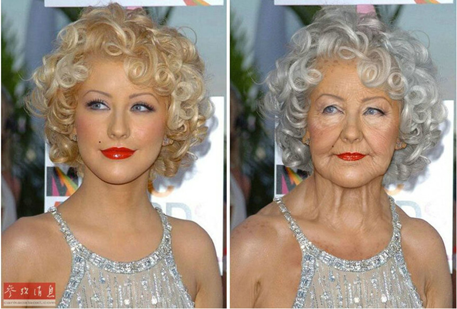 Art imagines celebrities as seniors