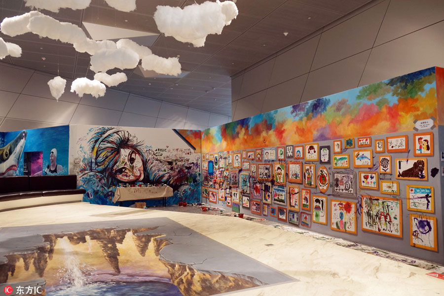 Explore a 3D art world in Dalian