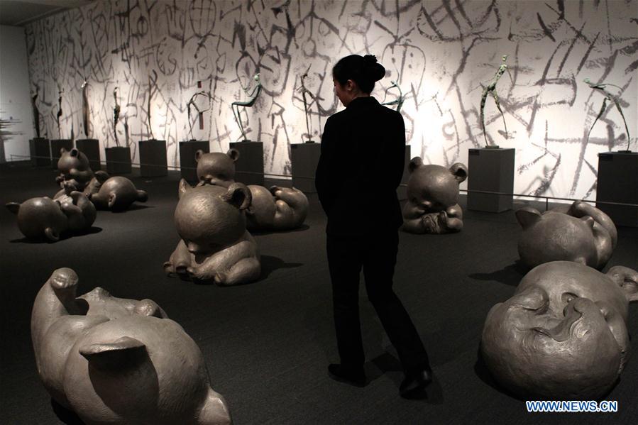 Exhibition held in Beijing to celebrate artist Han Meilin's 80th birthday