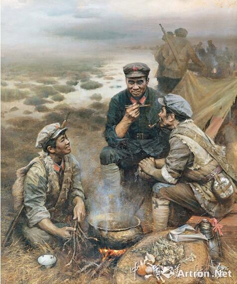 Respected Chinese soldiers portrayed in paintings