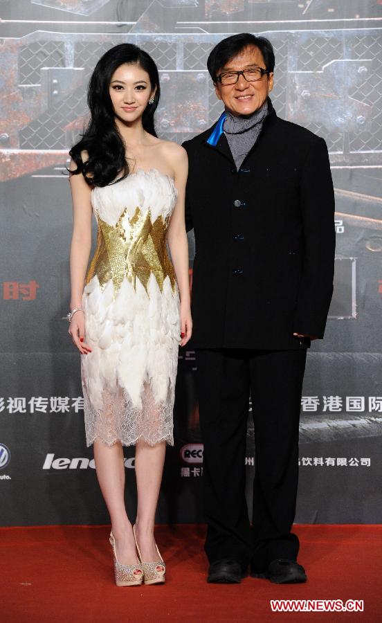 Jackie Chan promotes 'Police Story 2013' in Beijing