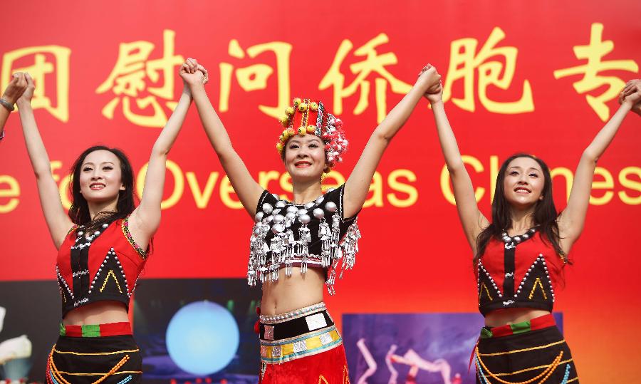 Art performance for overseas Chinese held in India