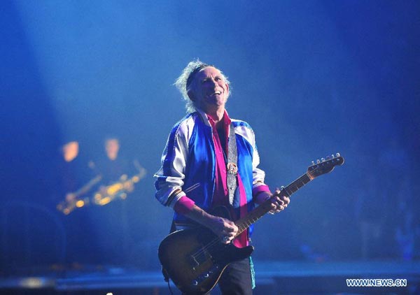 The Rolling Stones hold concert in Shanghai