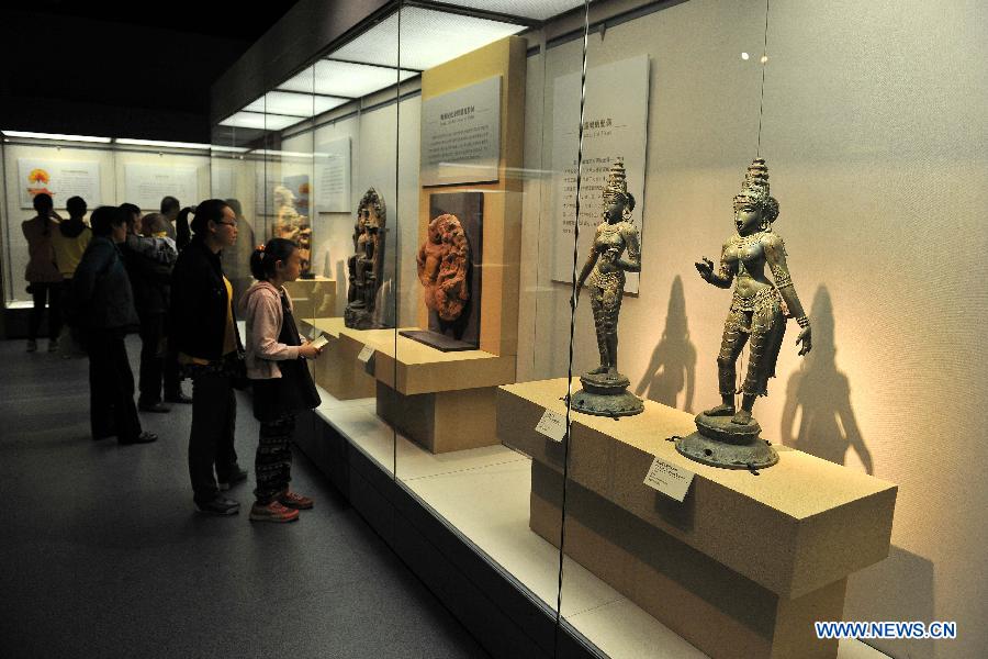 Indian cultural masterworks displayed in Shanxi