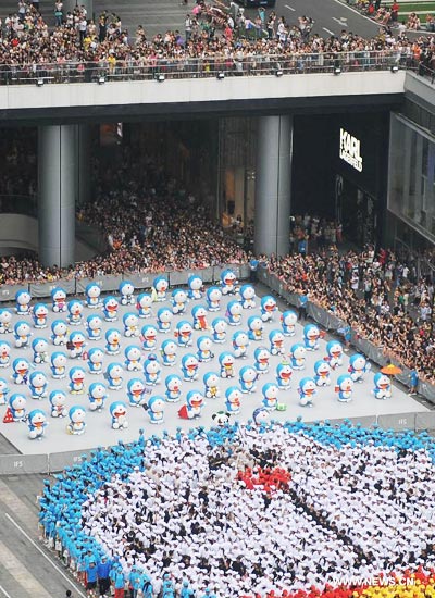 Doraemon exhibition kicks off in SW China's Chengdu