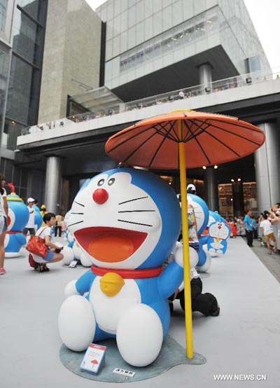 Doraemon exhibition kicks off in SW China's Chengdu