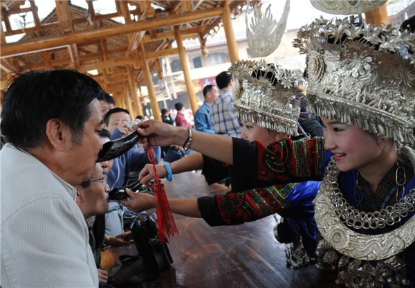 Miao village saves its historical charm